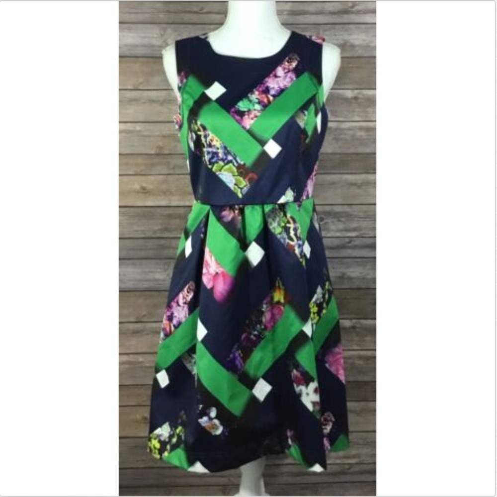 Cynthia Rowley Womens Woven Flamingo Dance Dress